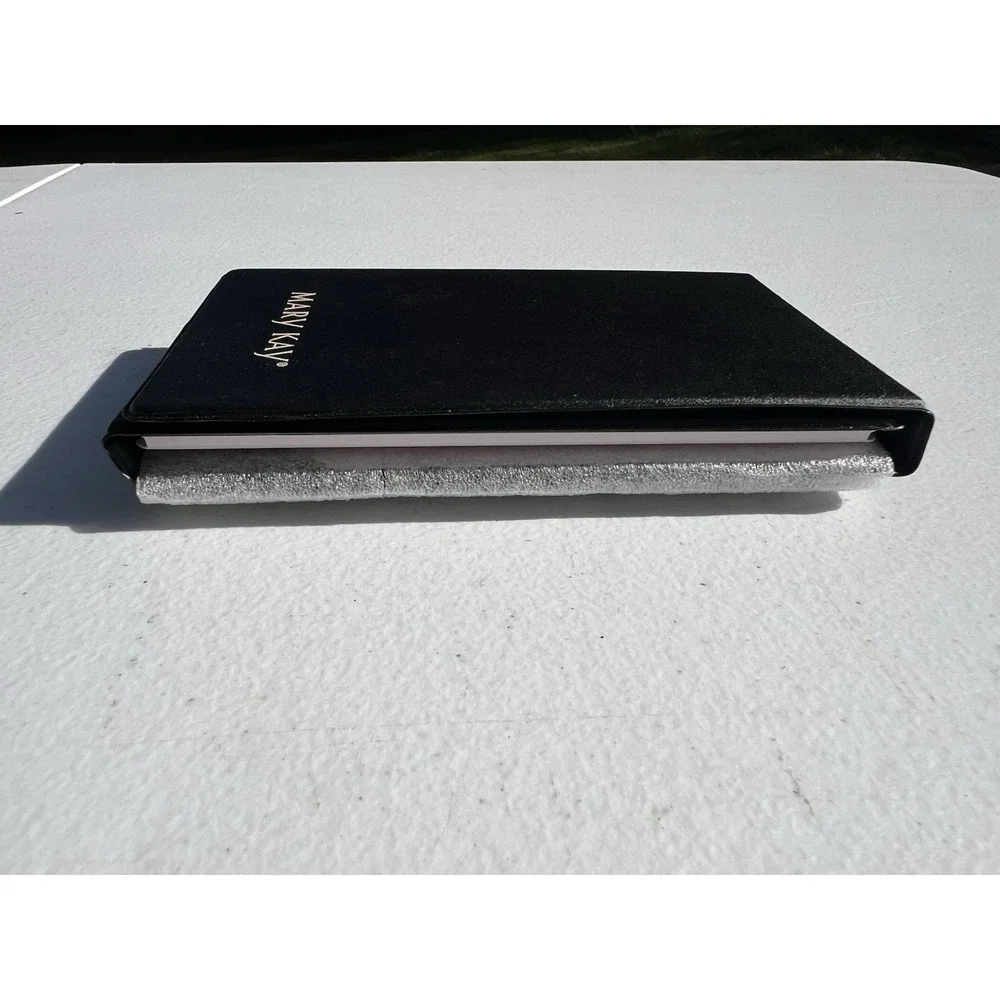 Mary Kay Black Folding Mirror with Clear Carrying Bag New